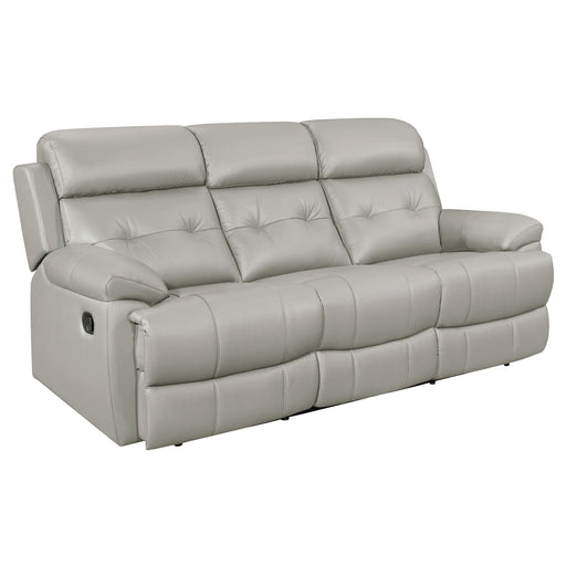 Homelegance Lambent Reclining Leather Sofa 9529SVE-3 IMAGE 2