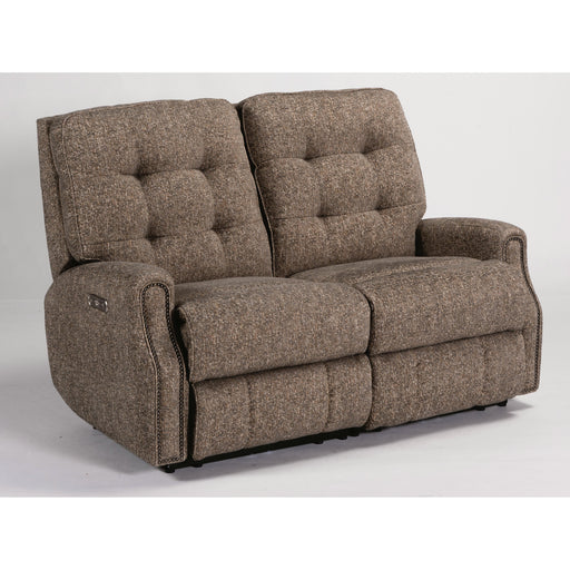 Flexsteel Devon Reclining Fabric 2 pc Sectional 2881-57-318-72/2881-58-318-72 IMAGE 1