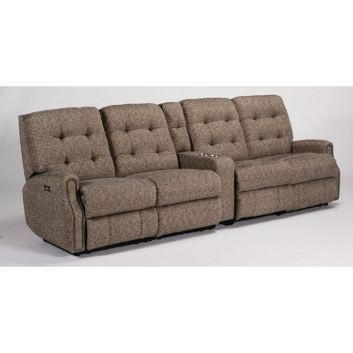 Flexsteel Devon Power Reclining Fabric 5 pc Sectional 2881-57H-318-72/2881-58H-318-72/2881-59H-318-72/2881-59H-318-72/2881-72-318-72 IMAGE 1