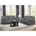 Homelegance Denizen Stationary Leather Sofa 9537DGY-3 IMAGE 4