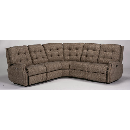 Flexsteel Devon Power Reclining Fabric 5 pc Sectional 2881-57H-318-72/2881-58H-318-72/2881-59H-318-72/2881-19-318-72/2881-23-318-72 IMAGE 1