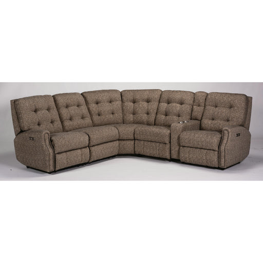 Flexsteel Devon Reclining Fabric 6 pc Sectional 2881-57-318-72/2881-58-318-72/2881-59-318-72/2881-19-318-72/2881-23-318-72/2881-72-318-72 IMAGE 1