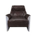 Acme Furniture Brancaster Stationary Leather Accent Chair 59715 IMAGE 2