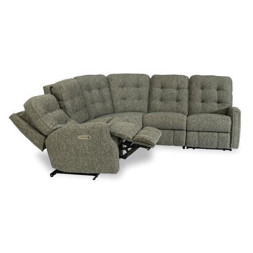 Flexsteel Devon Reclining Fabric 5 pc Sectional 2881-57-123-00/2881-58-123-00/2881-59-123-00/2881-19-123-00/2881-23-123-00 IMAGE 1