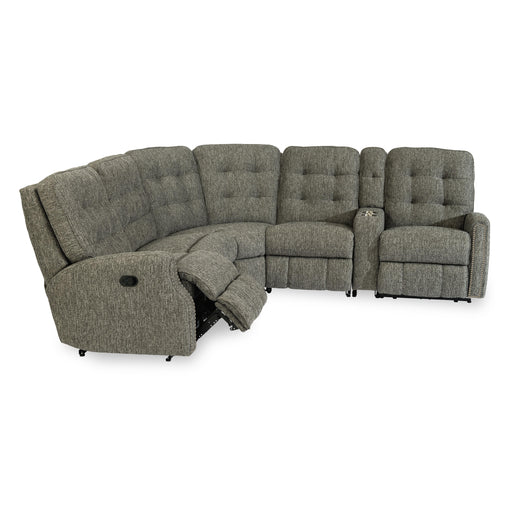 Flexsteel Devon Reclining Fabric 6 pc Sectional 2881-57-123-00/2881-58-123-00/2881-59-123-00/2881-19-123-00/2881-23-123-00/2881-72-123-00 IMAGE 2