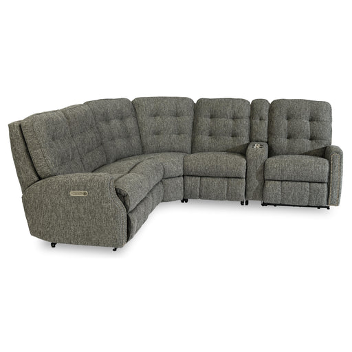 Flexsteel Devon Power Reclining Fabric 6 pc Sectional 2881-57H-123-00/2881-58H-123-00/2881-59H-123-00/2881-19-123-00/2881-23-123-00/2881-72-123-00 IMAGE 1