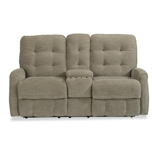 Flexsteel Devon Reclining Fabric Loveseat 2882-601-590-01 IMAGE 1