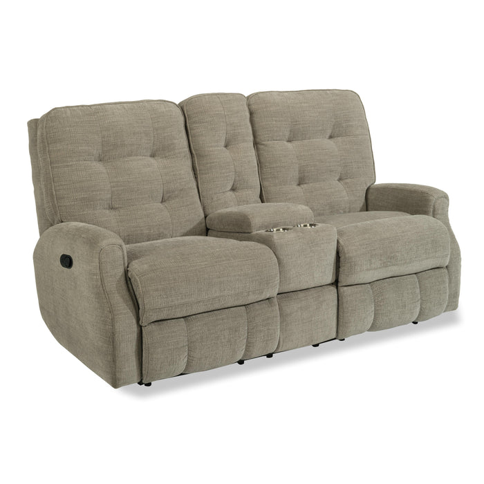 Flexsteel Devon Reclining Fabric Loveseat 2882-601-590-01 IMAGE 2