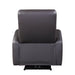 Acme Furniture Blane Power Leather Match Recliner 59773 IMAGE 6