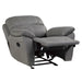 Homelegance Longvale Glider Fabric Recliner 9580GY-1 IMAGE 4