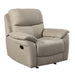 Homelegance Longvale Glider Fabric Recliner 9580TN-1 IMAGE 2