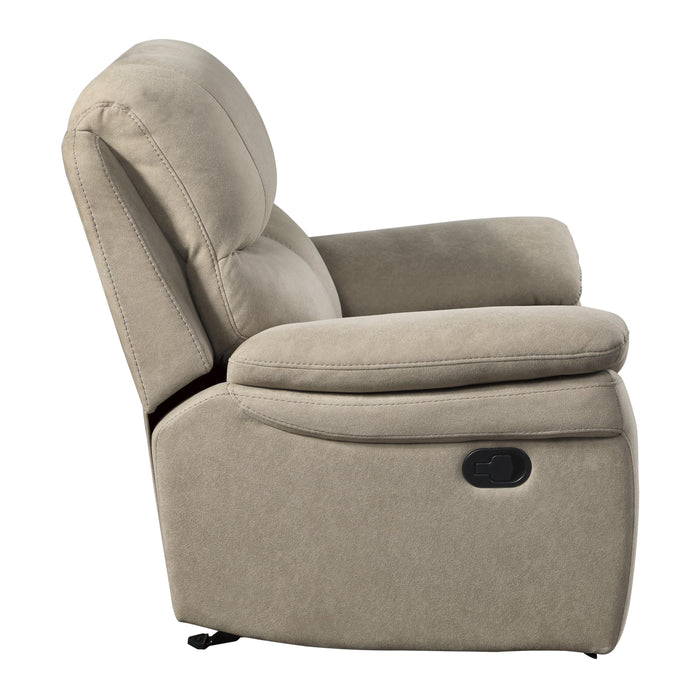 Homelegance Longvale Glider Fabric Recliner 9580TN-1 IMAGE 3