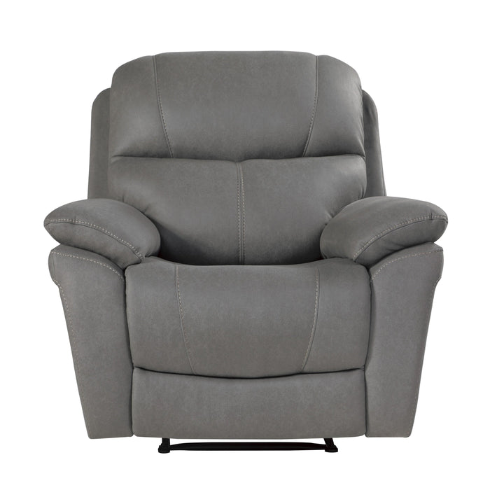 Homelegance Longvale Power Fabric Recliner 9580GY-1PWH IMAGE 1