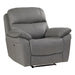 Homelegance Longvale Power Fabric Recliner 9580GY-1PWH IMAGE 2