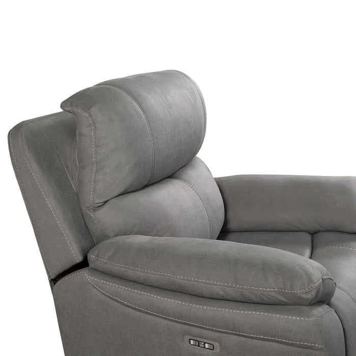 Homelegance Longvale Power Fabric Recliner 9580GY-1PWH IMAGE 5