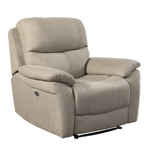 Homelegance Longvale Power Fabric Recliner 9580TN-1PWH IMAGE 2