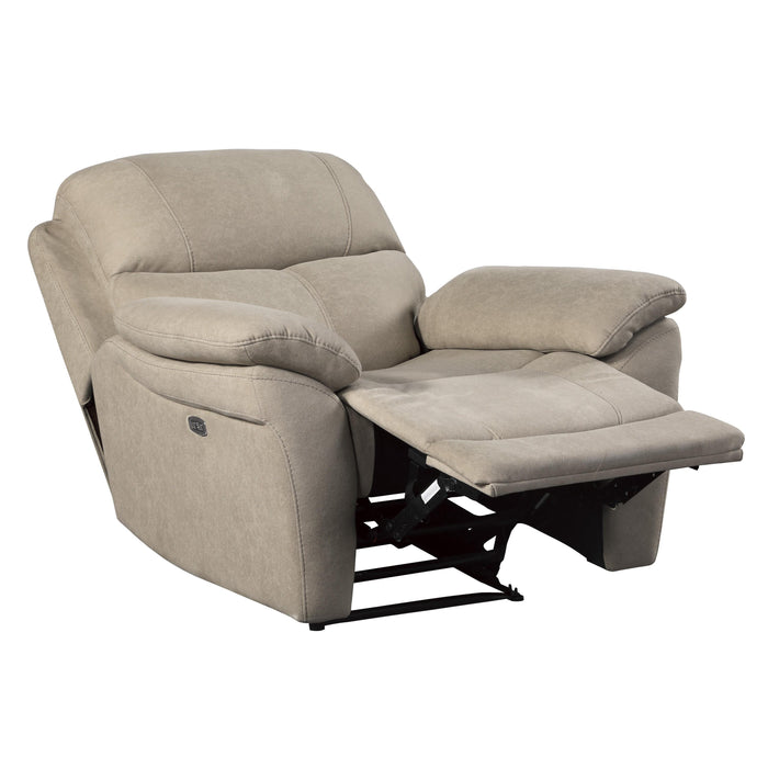 Homelegance Longvale Power Fabric Recliner 9580TN-1PWH IMAGE 4