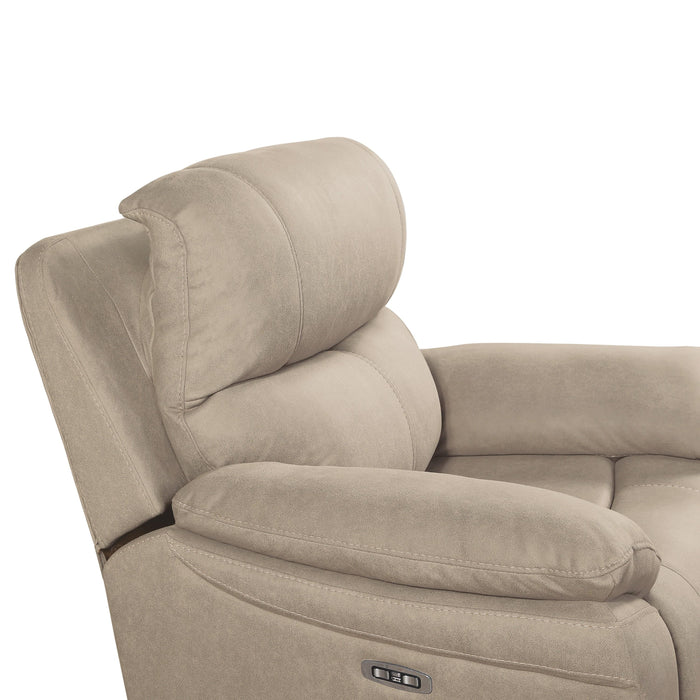 Homelegance Longvale Power Fabric Recliner 9580TN-1PWH IMAGE 5