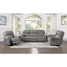 Homelegance Longvale Reclining Fabric Loveseat 9580GY-2 IMAGE 5