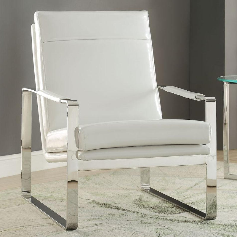 Acme Furniture Rafael Stationary Polyurethane Accent Chair 59782 IMAGE 1