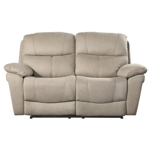 Homelegance Longvale Power Reclining Fabric Loveseat 9580TN-2PWH IMAGE 1