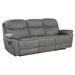 Homelegance Longvale Reclining Fabric Sofa 9580GY-3 IMAGE 2