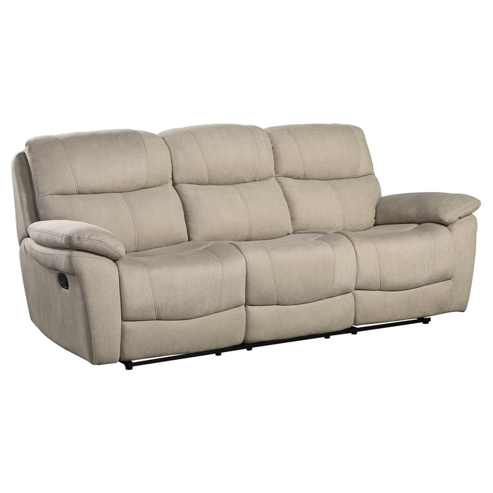 Homelegance Longvale Reclining Fabric Sofa 9580TN-3 IMAGE 2