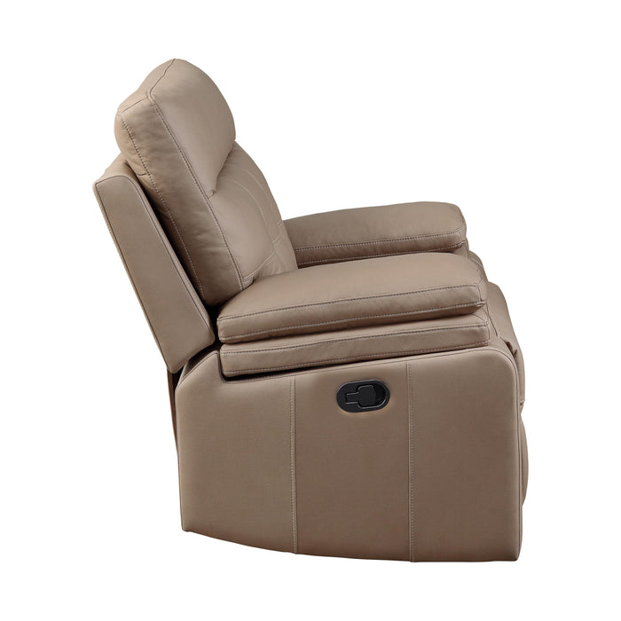 Homelegance Millington Leather Look Recliner 9590BR-1 IMAGE 4