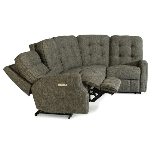 Flexsteel Devon Reclining Fabric 4 pc Sectional 2882-57-123-00/2882-58-123-00/2882-19-123-00/2882-23-123-00 IMAGE 2