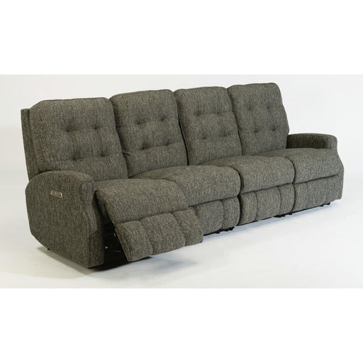 Flexsteel Devon Reclining Fabric 4 pc Sectional 2882-57-123-00/2882-58-123-00/2882-19-123-00/2882-19-123-00 IMAGE 2