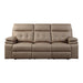 Homelegance Millington Reclining Fabric Sofa 9590BR-3 IMAGE 1