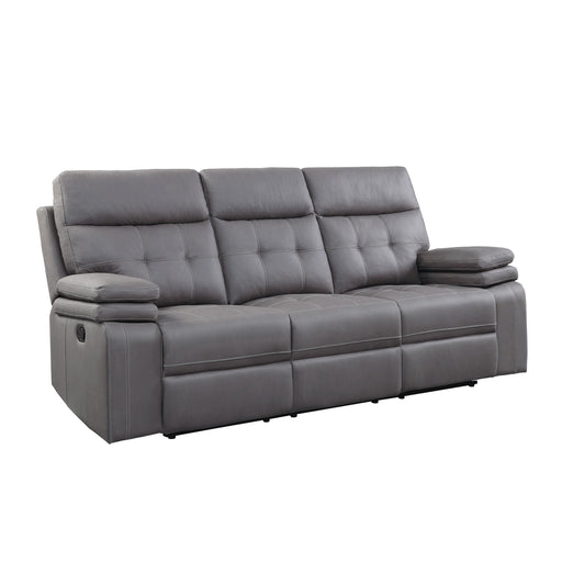 Homelegance Millington Reclining Fabric Sofa 9590GY-3 IMAGE 2