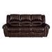 Homelegance Center Hills Reclining Leather Match Sofa 9668NDB-3 IMAGE 1