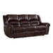 Homelegance Center Hills Reclining Leather Match Sofa 9668NDB-3 IMAGE 2