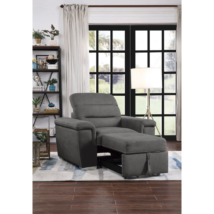 Homelegance Alfio Stationary Fabric Chair 9808SGY-1 IMAGE 6