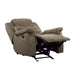 Homelegance Shola Glider Fabric Recliner 9848BR-1 IMAGE 4