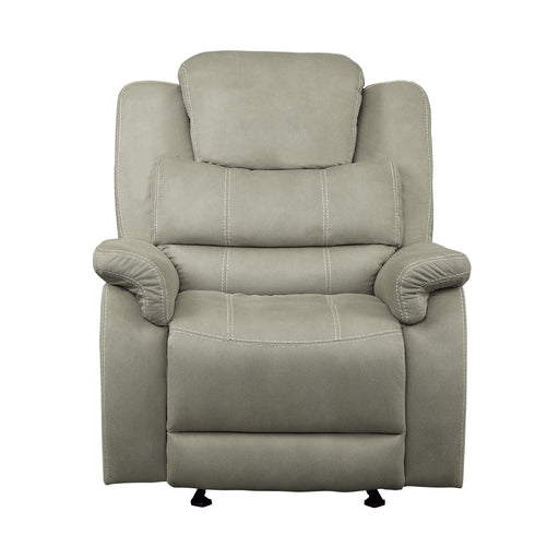 Homelegance Shola Glider Fabric Recliner 9848GY-1 IMAGE 1