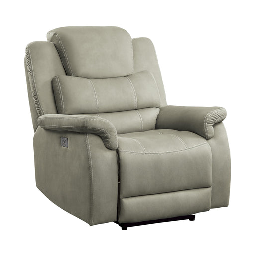 Homelegance Shola Power Fabric Recliner 9848GY-1PWH IMAGE 2