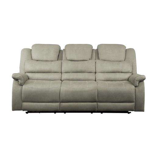 Homelegance Shola Power Reclining Fabric Sofa 9848GY-3PWH IMAGE 1