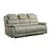 Homelegance Shola Power Reclining Fabric Sofa 9848GY-3PWH IMAGE 2