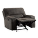 Homelegance Borneo Glider Fabric Recliner 9849CH-1 IMAGE 4