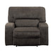 Homelegance Borneo Power Fabric Recliner 9849CH-1PWH IMAGE 1