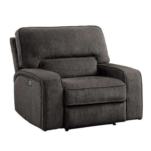 Homelegance Borneo Power Fabric Recliner 9849CH-1PWH IMAGE 2