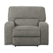 Homelegance Borneo Power Fabric Recliner 9849MC-1PWH IMAGE 1