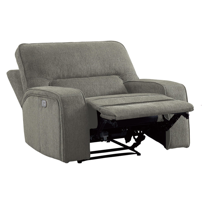 Homelegance Borneo Power Fabric Recliner 9849MC-1PWH IMAGE 4