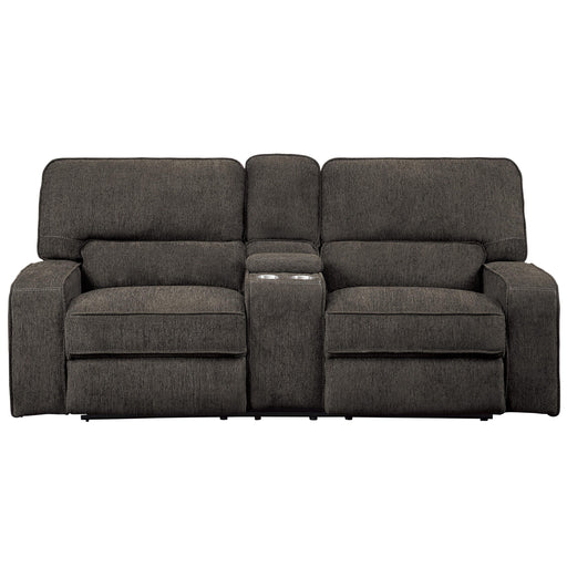 Homelegance Borneo Reclining Fabric Loveseat 9849CH-2 IMAGE 1