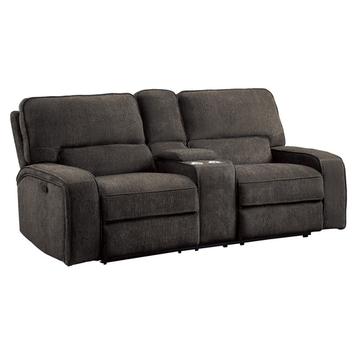 Homelegance Borneo Reclining Fabric Loveseat 9849CH-2 IMAGE 2