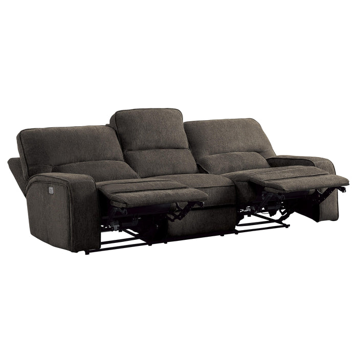 Homelegance Borneo Power Reclining Fabric Sofa 9849CH-3PWH IMAGE 3