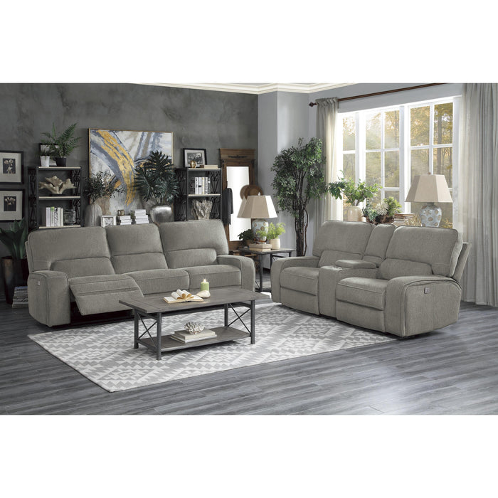 Homelegance Borneo Power Reclining Fabric Sofa 9849MC-3PWH IMAGE 4