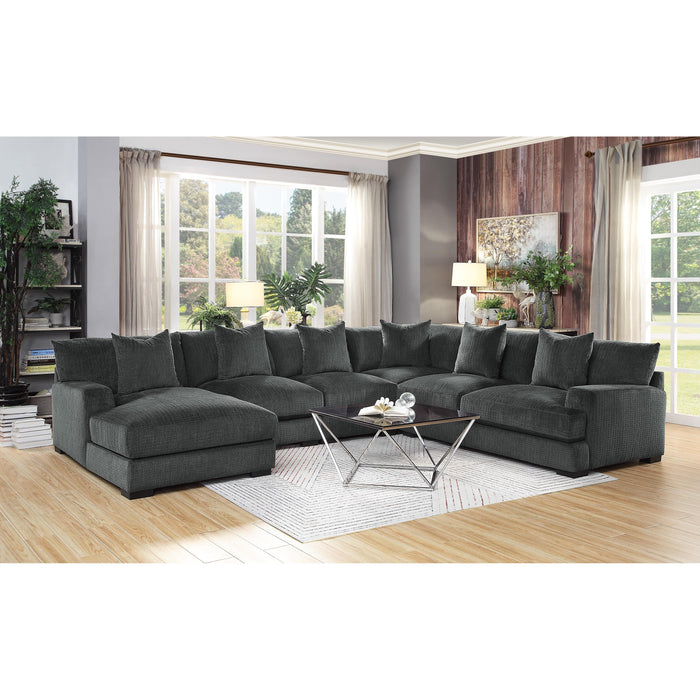 Homelegance Worchester Fabric 5 pc Sectional 9857DG*5LC2R IMAGE 7